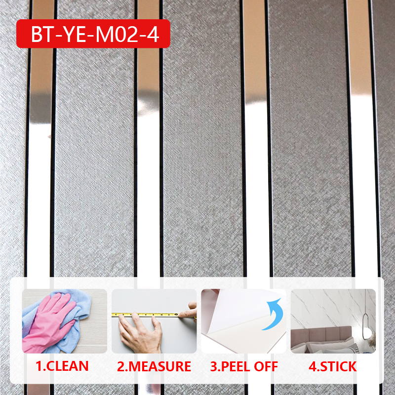 modern home wall stickers easy installing Mosaic Style IXPE self adhesive indoor wall sticker