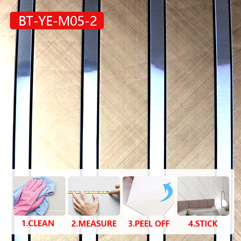 modern design ixpe self-adhesive wall covering Waterproof mosaic wall sticker for kitchen bathroom