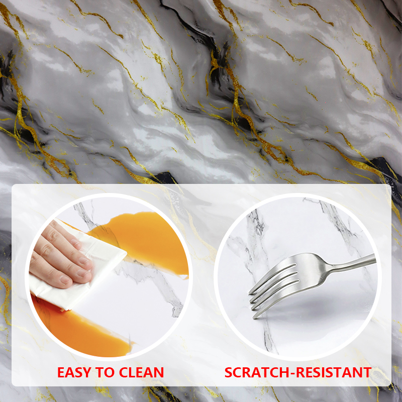 Ixpe Self Adhesive Marble Sheet Sticker Waterproof Home Decor for Modern Interiors