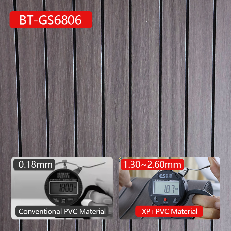 OEM Home Decor 3d grille self adhesive wall sticker Removable wood grain IXPE fluted wall panel sticker