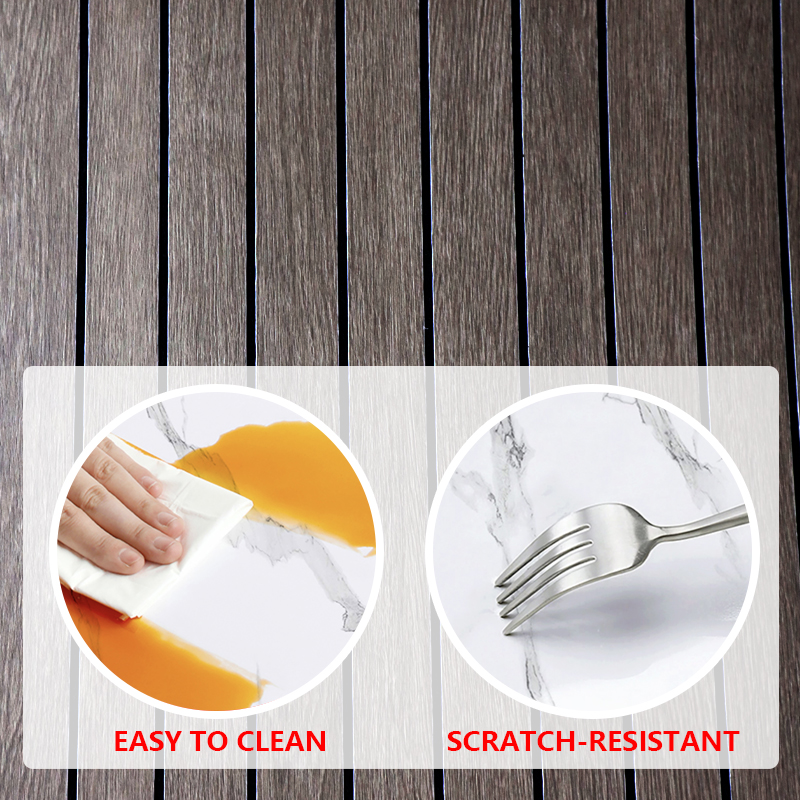 new design waterproof ixpe fluted wall sticker anti scratch high glossy self adhesive wall marble stickers