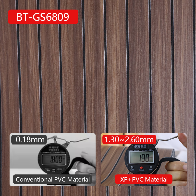 OEM Home Decor 3d grille self adhesive wall sticker Removable wood grain IXPE fluted wall panel sticker