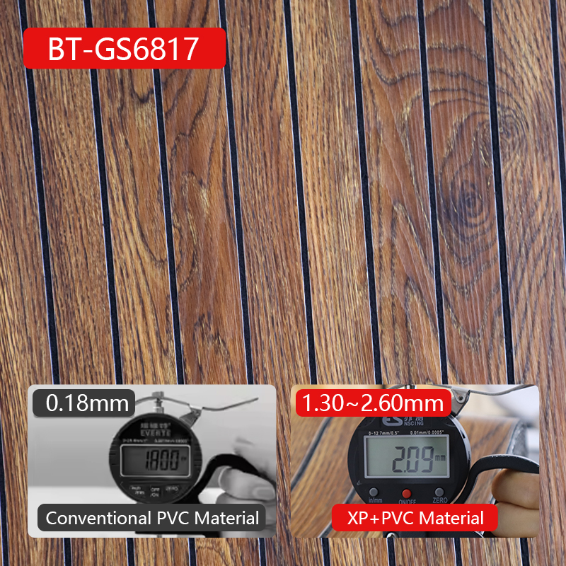 OEM Home Decor 3d grille self adhesive wall sticker Removable wood grain IXPE fluted wall panel sticker