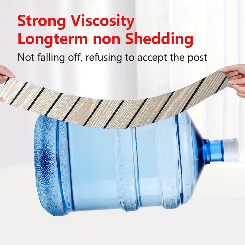 new design indoor decoration self adhesive wall sticker wood veneer fluted wall sticker for home office