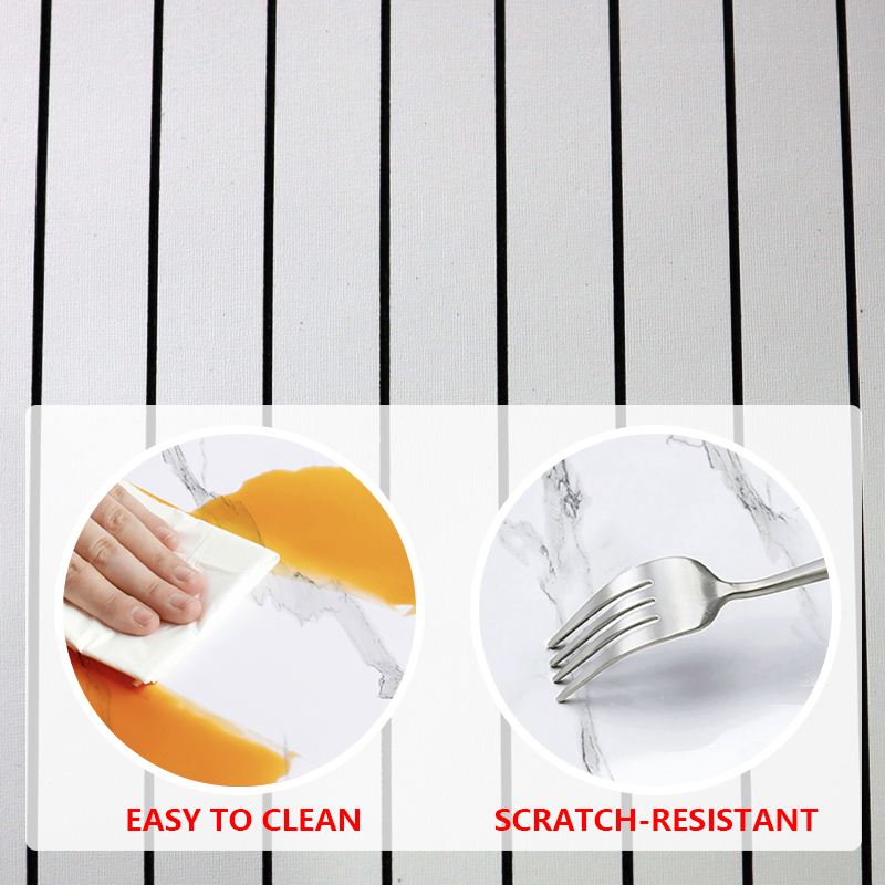 modern home Self Adhesive IXPE Fluted Wall Sticker Durable fashion wood pattern grille wall stickers