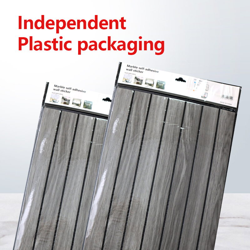 High Gloss marble grain Self-Adhesive Waterproof ixpe 3d fluted wall sticker for Living Room and Bathroom