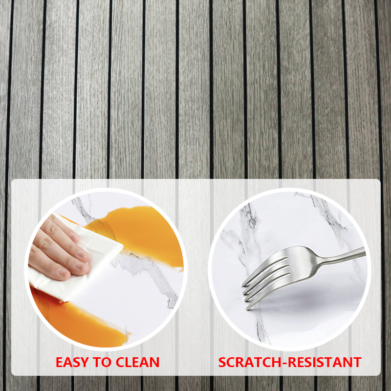 modern design living room tv background fluted wall sticker 3d wood grain IXPE pvc self-adhesive wall sticker