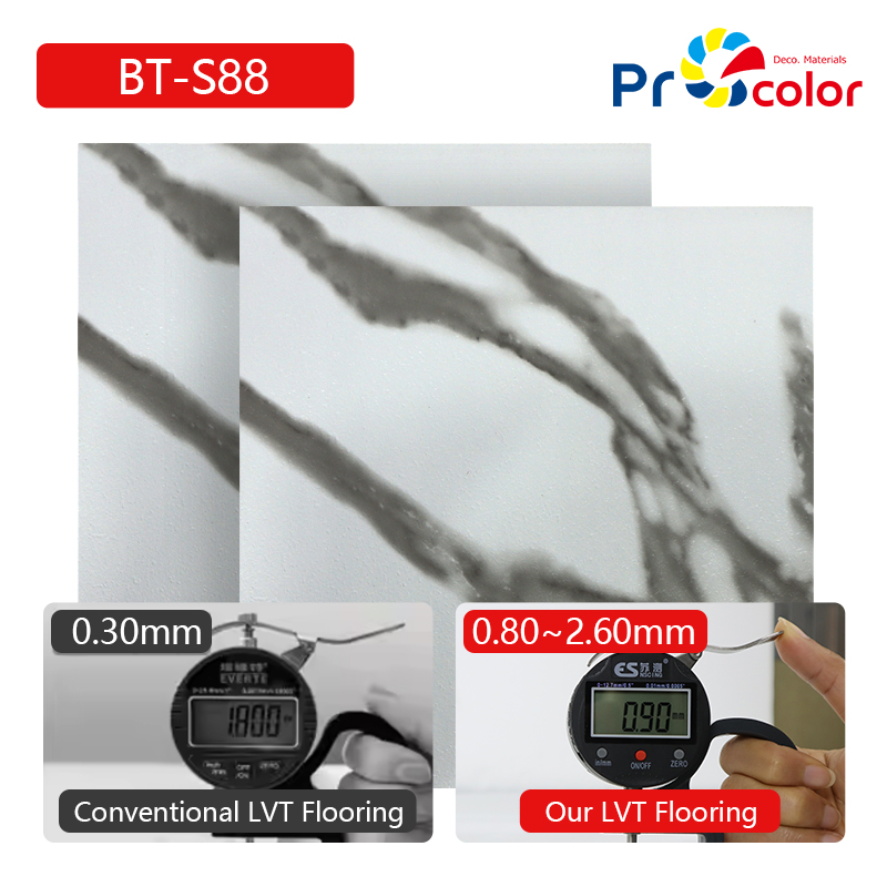 Wholesale Stylish wood grain pvc flooring waterproof self adhesive vinyl floor tiles for interior decoration