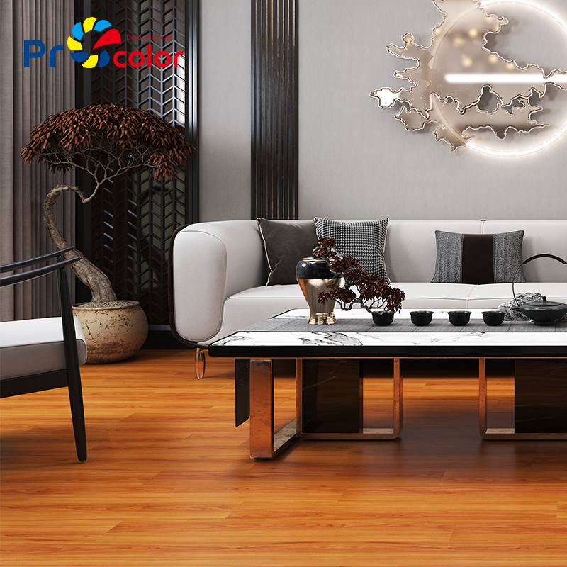 Wholesale Stylish wood grain pvc flooring waterproof self adhesive vinyl floor tiles for interior decoration